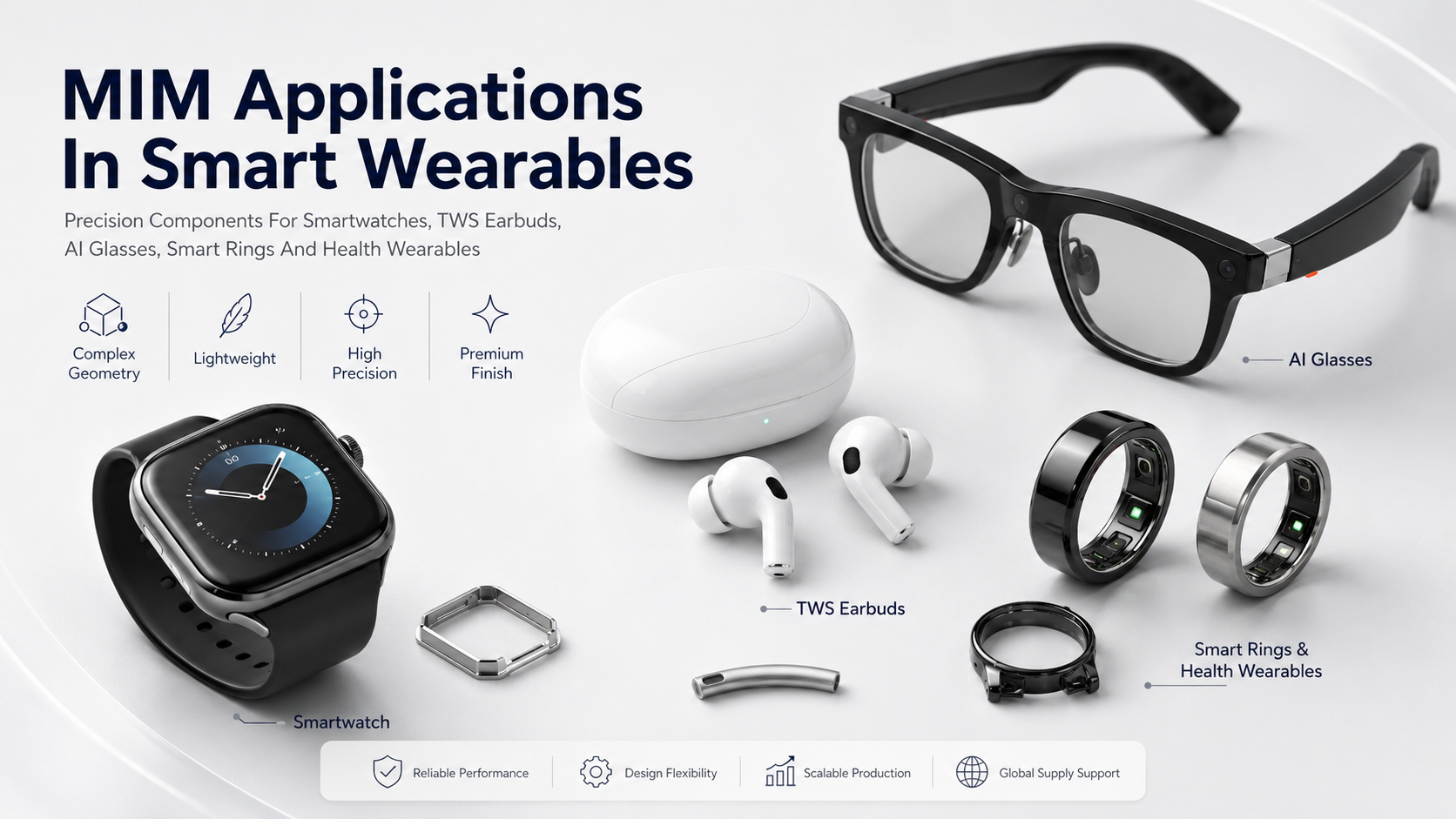 Metal Injection Molding(MIM) for Smart Wearables: Smaller Parts, Stronger Designs