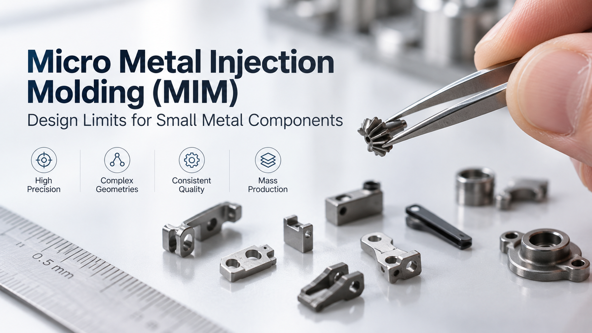 Micro Metal Injection Molding (MIM) Design Limits for Small Metal Components